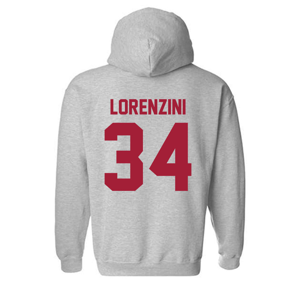 Arkansas - NCAA Baseball : Joey Lorenzini - Hooded Sweatshirt-1