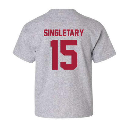 Arkansas - NCAA Football : Jaheim Singletary - Youth T-Shirt