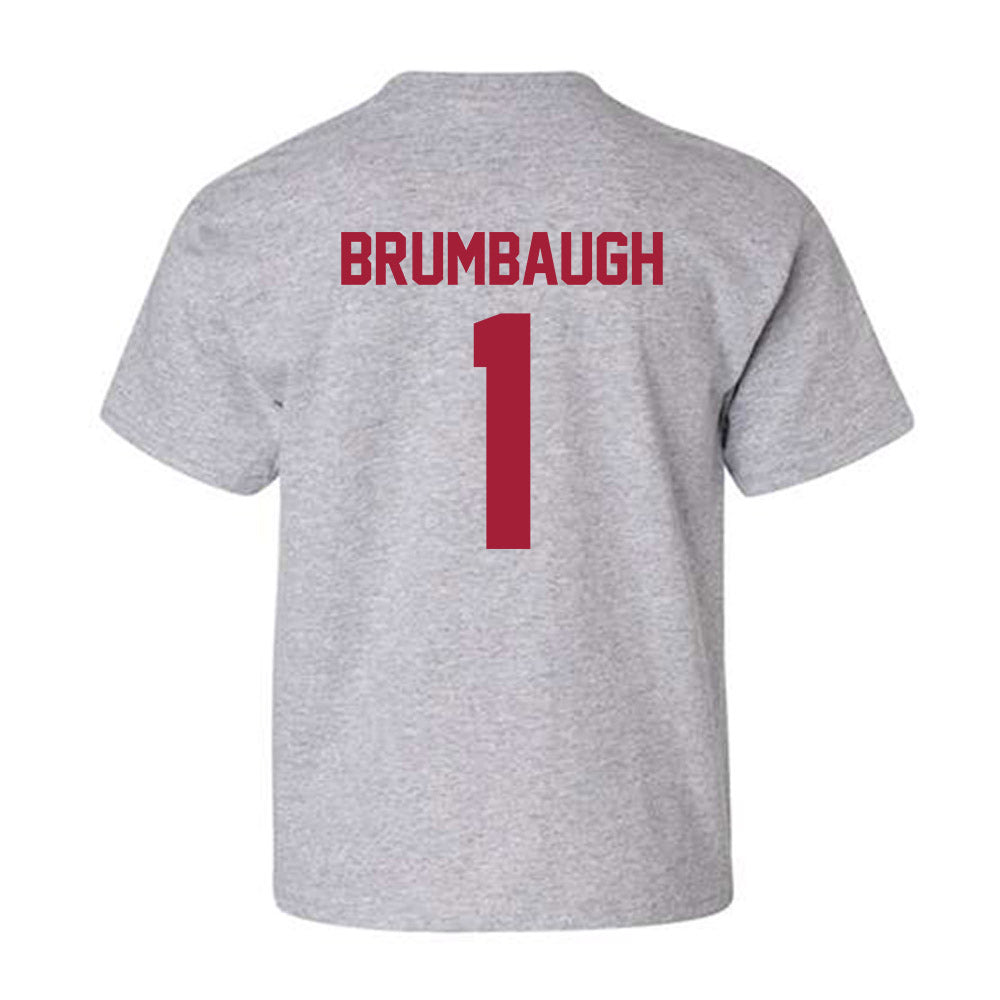 Arkansas - NCAA Baseball : Carson Brumbaugh - Youth T-Shirt-1