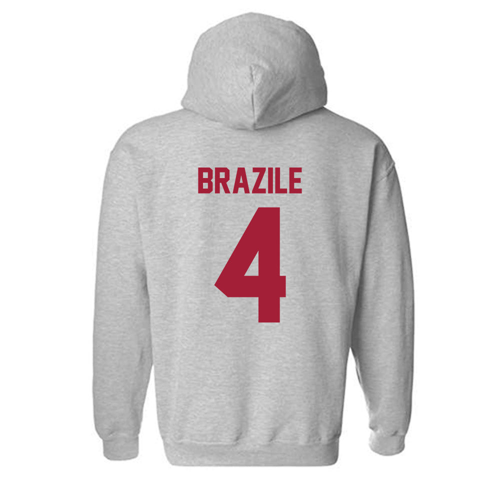 Arkansas - NCAA Men's Basketball : Trevon Brazile - Hooded Sweatshirt-1
