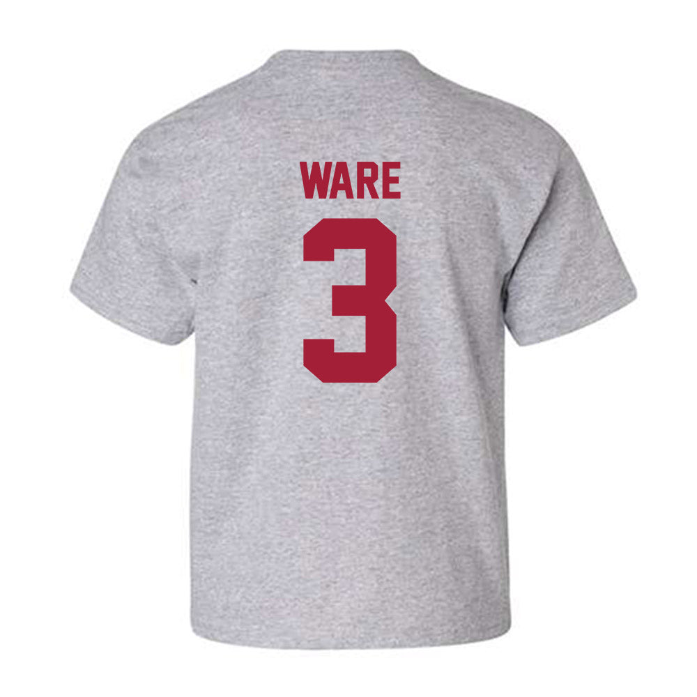 Arkansas - NCAA Women's Basketball : Harmonie Ware - Youth T-Shirt-1