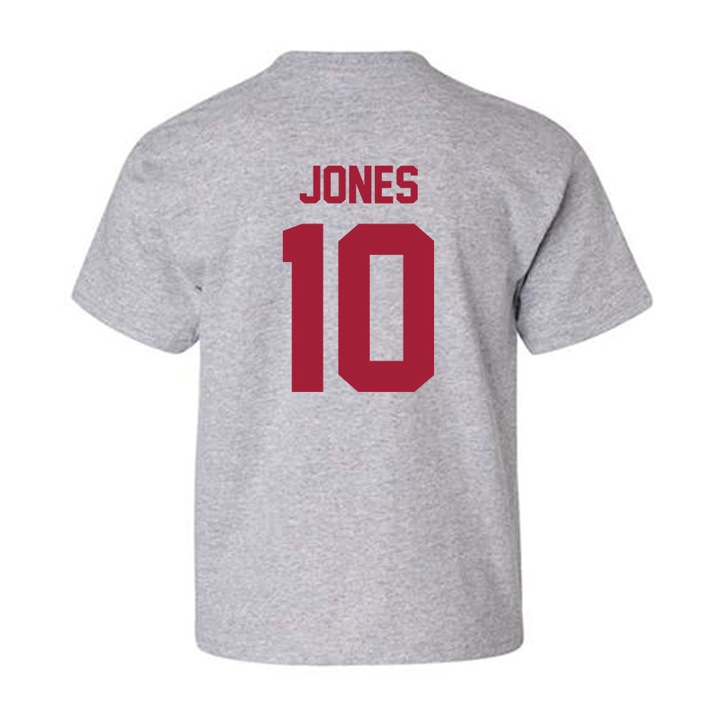 Arkansas - NCAA Women's Basketball : Taleyah Jones - Youth T-Shirt-1