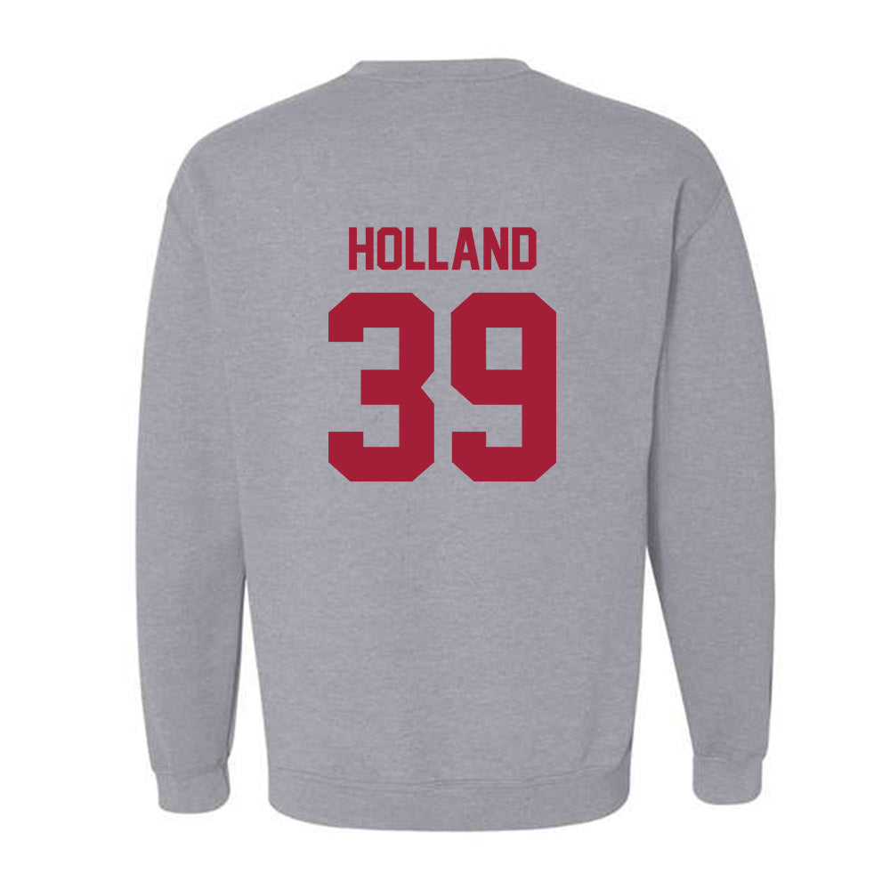 Arkansas - NCAA Baseball : Tucker Holland - Crewneck Sweatshirt