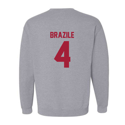 Arkansas - NCAA Men's Basketball : Trevon Brazile - Crewneck Sweatshirt-1