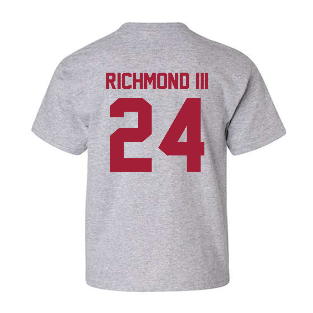 Arkansas - NCAA Men's Basketball : Billy Richmond III - Youth T-Shirt-1