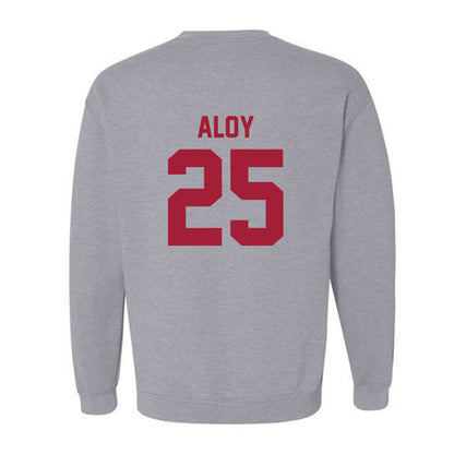 Arkansas - NCAA Baseball : Kuhio Aloy - Crewneck Sweatshirt-1
