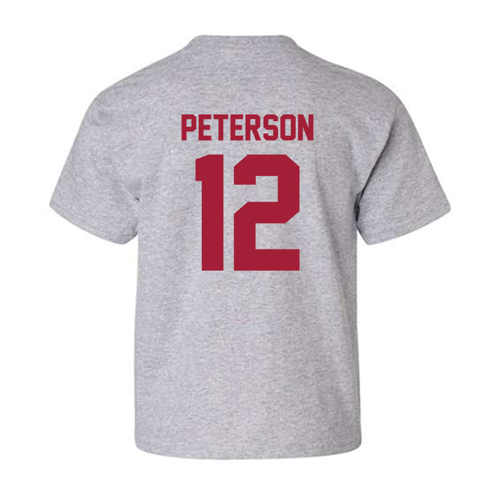 Arkansas - NCAA Baseball : Elliott Peterson - Youth T-Shirt-1