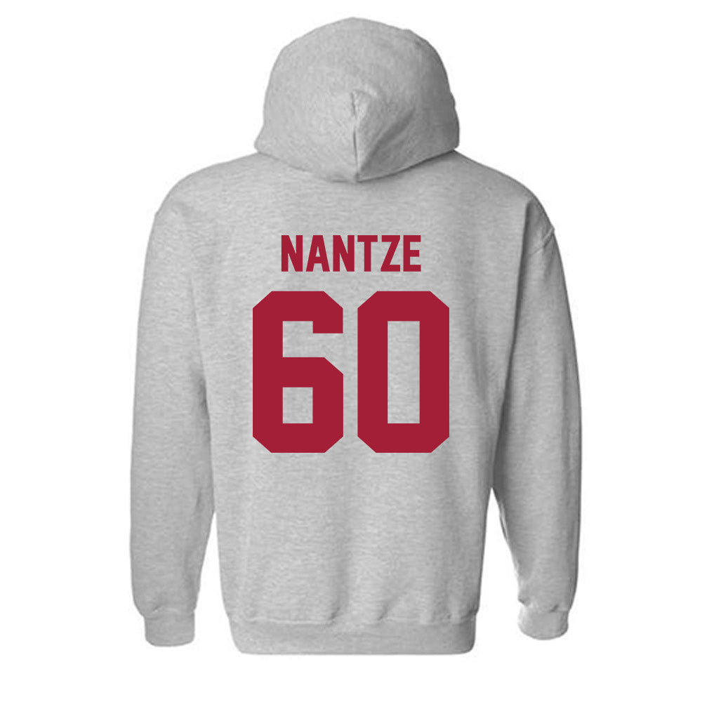 Arkansas - NCAA Football : Jonas Nantze - Hooded Sweatshirt
