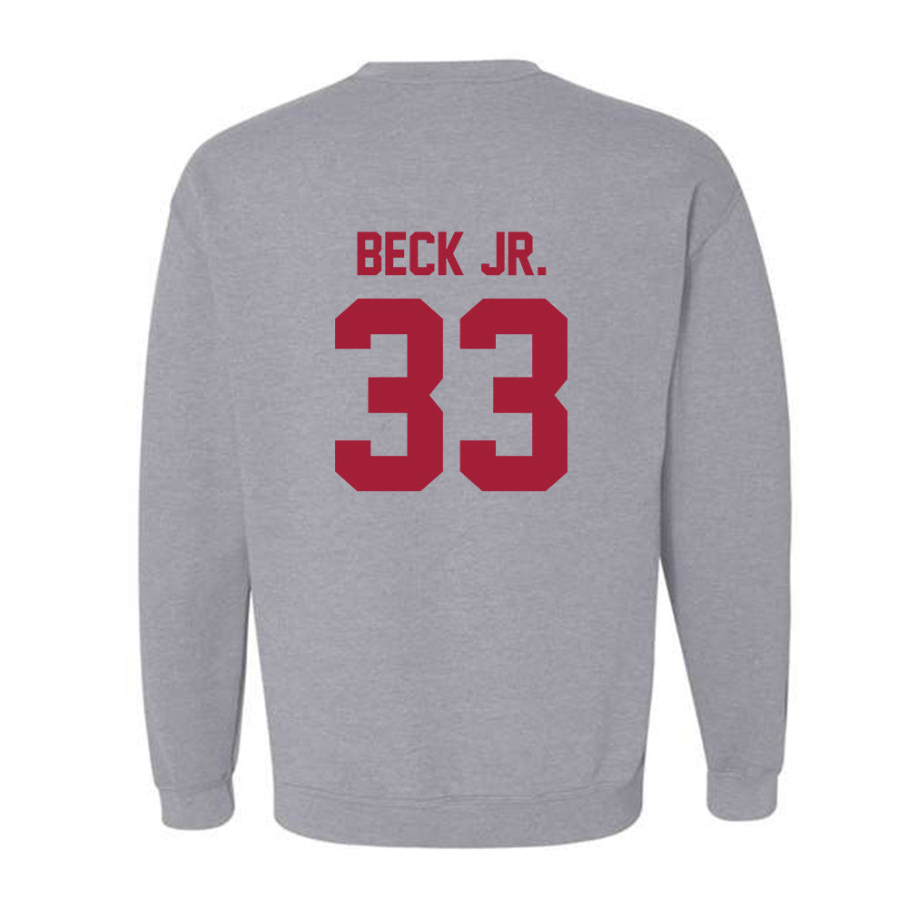 Arkansas - NCAA Football : Jeremiah Beck Jr. - Crewneck Sweatshirt-1