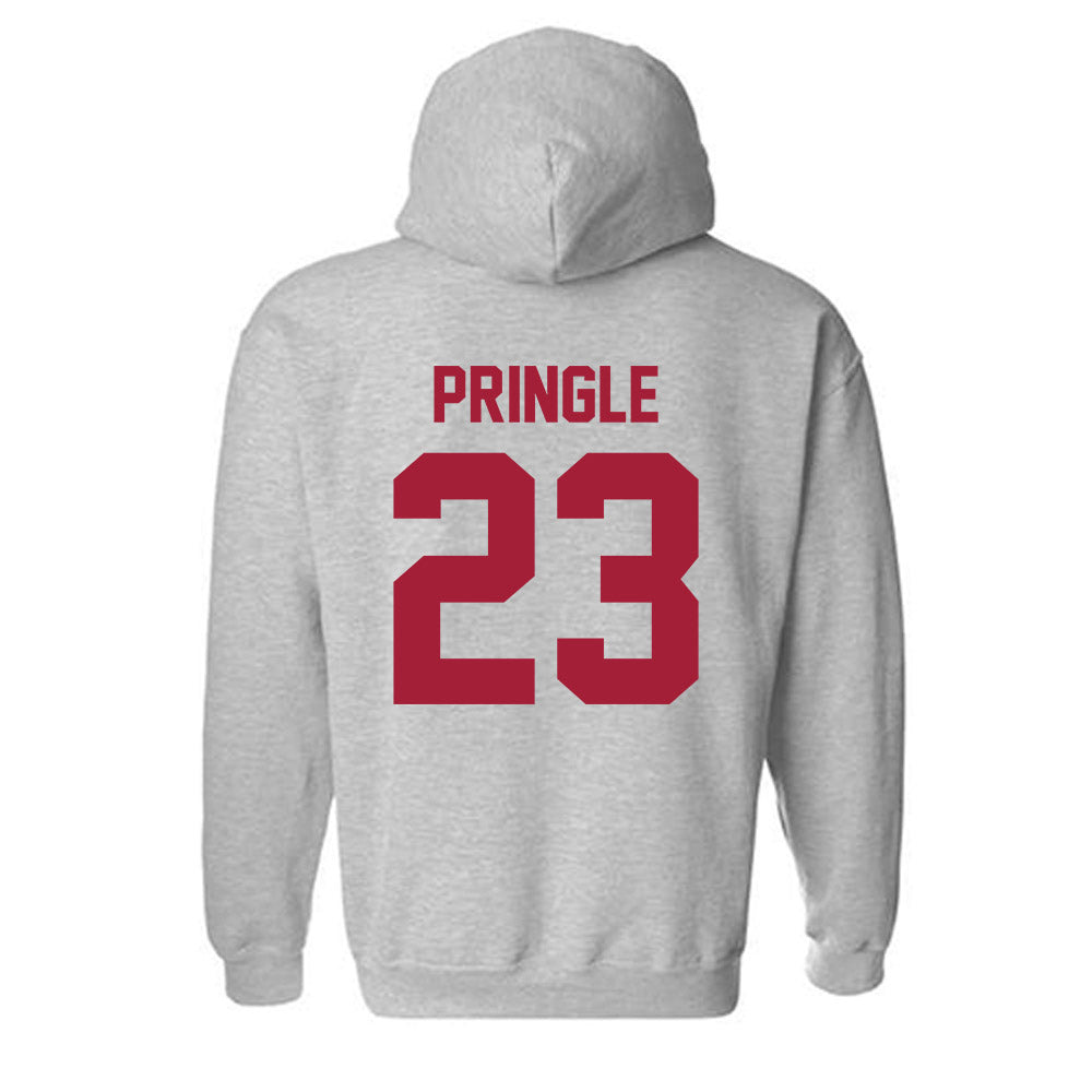 Arkansas - NCAA Men's Basketball : Nick Pringle - Hooded Sweatshirt-1
