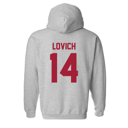 Arkansas - NCAA Baseball : Ross Lovich - Hooded Sweatshirt