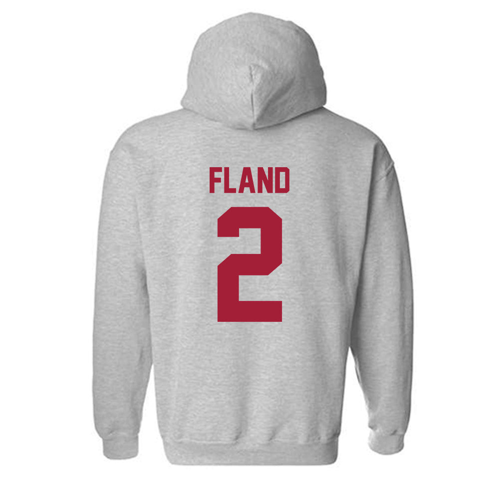 Arkansas - NCAA Men's Basketball : Boogie Fland - Hooded Sweatshirt-1