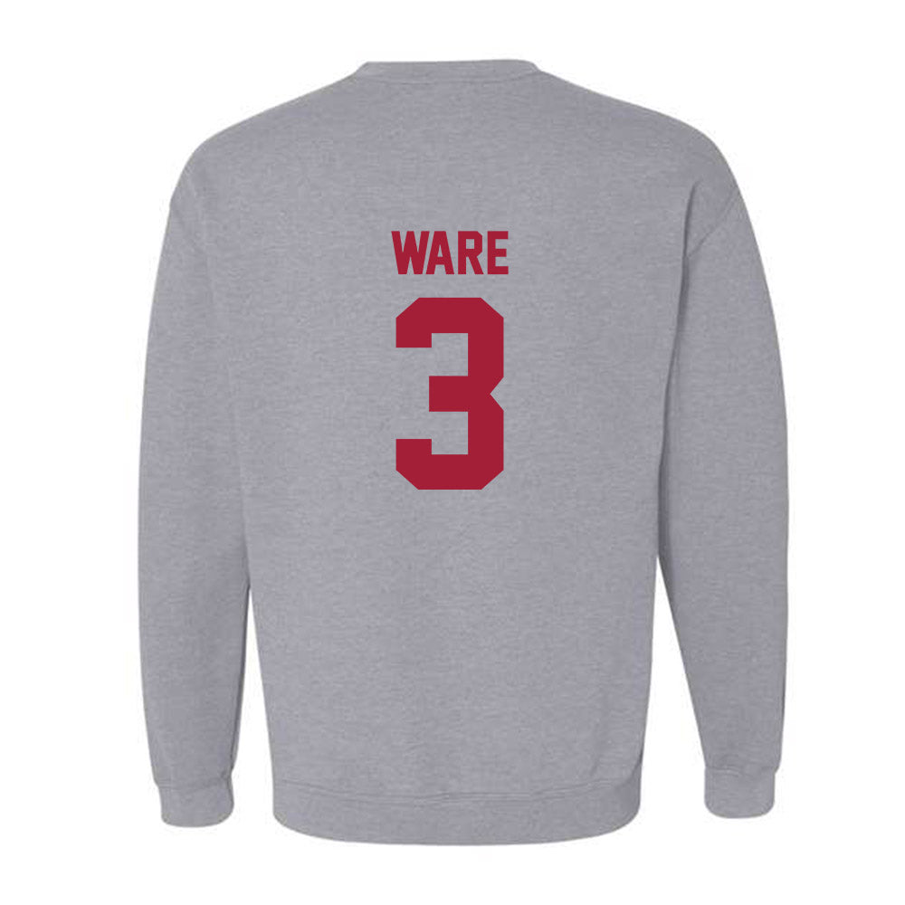 Arkansas - NCAA Women's Basketball : Harmonie Ware - Crewneck Sweatshirt-1
