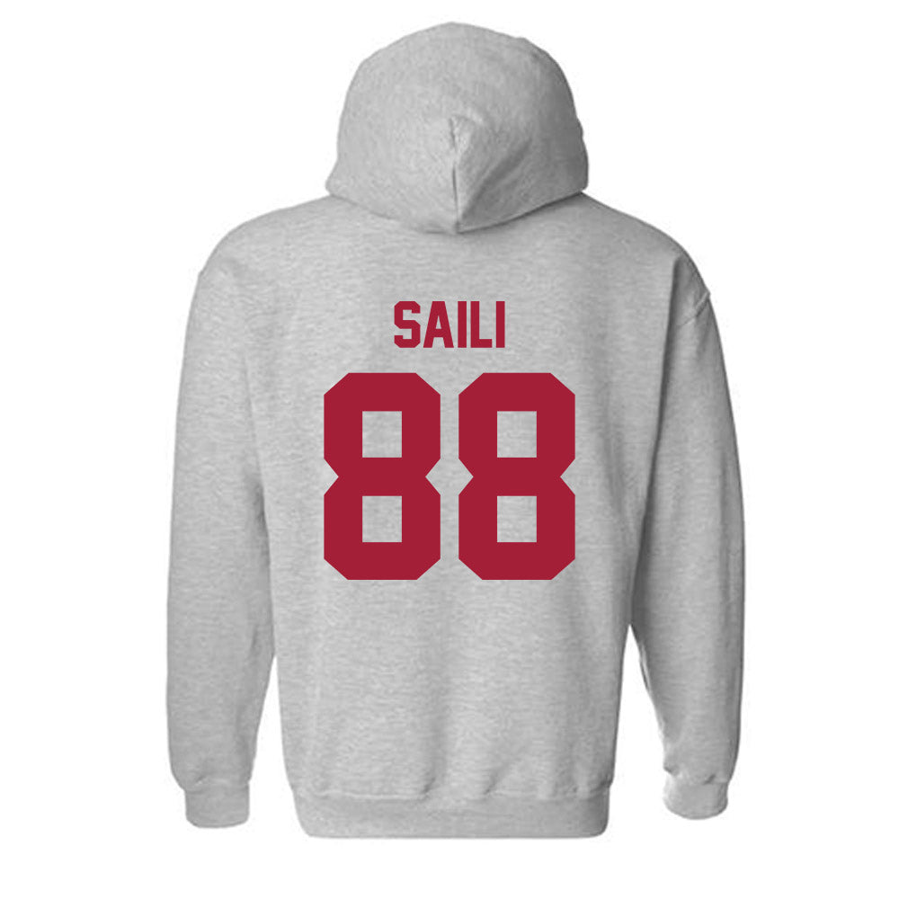 Arkansas - NCAA Football : Danny Saili - Hooded Sweatshirt-1