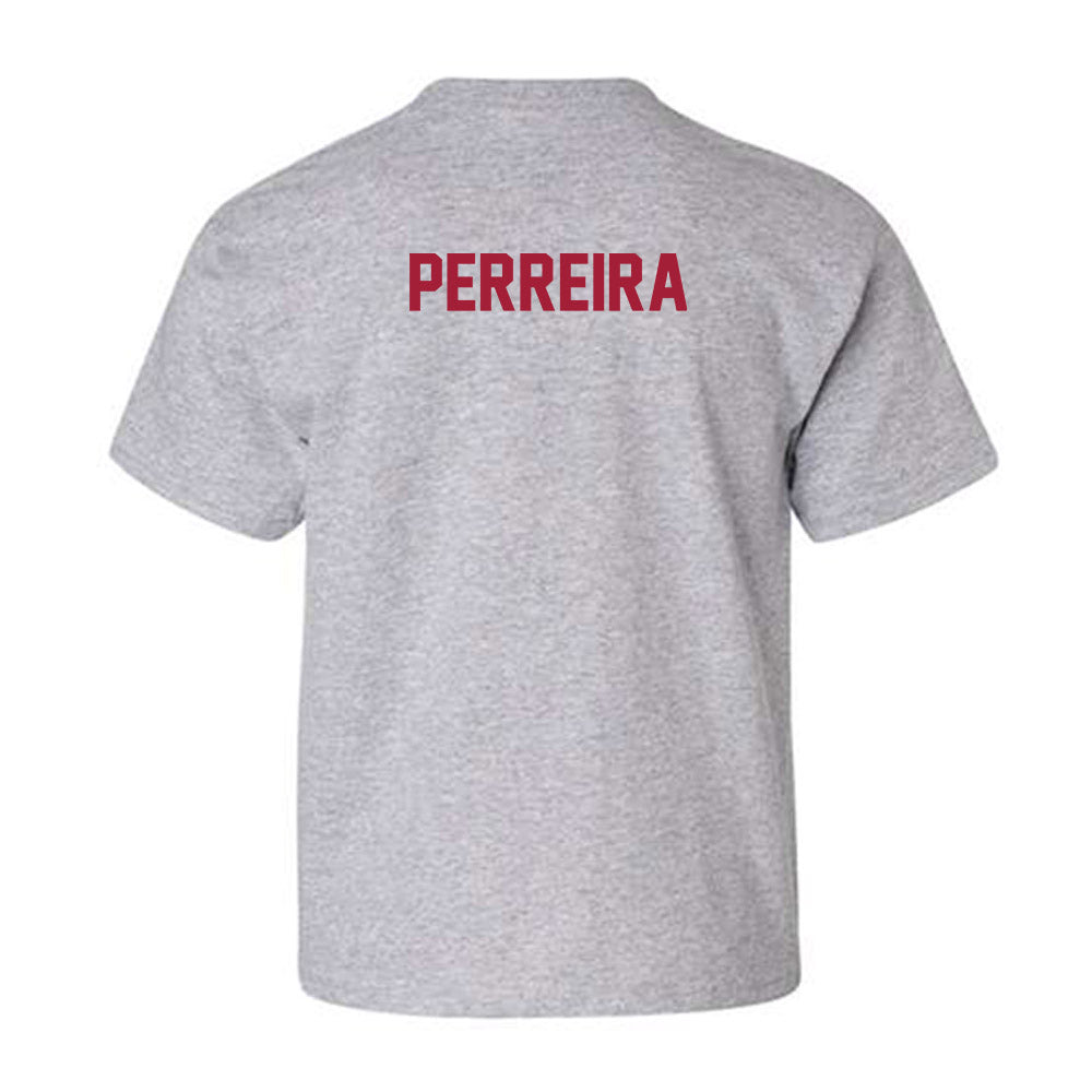 Arkansas - NCAA Women's Swimming & Diving : Isabella Perreira - Youth T-Shirt-1