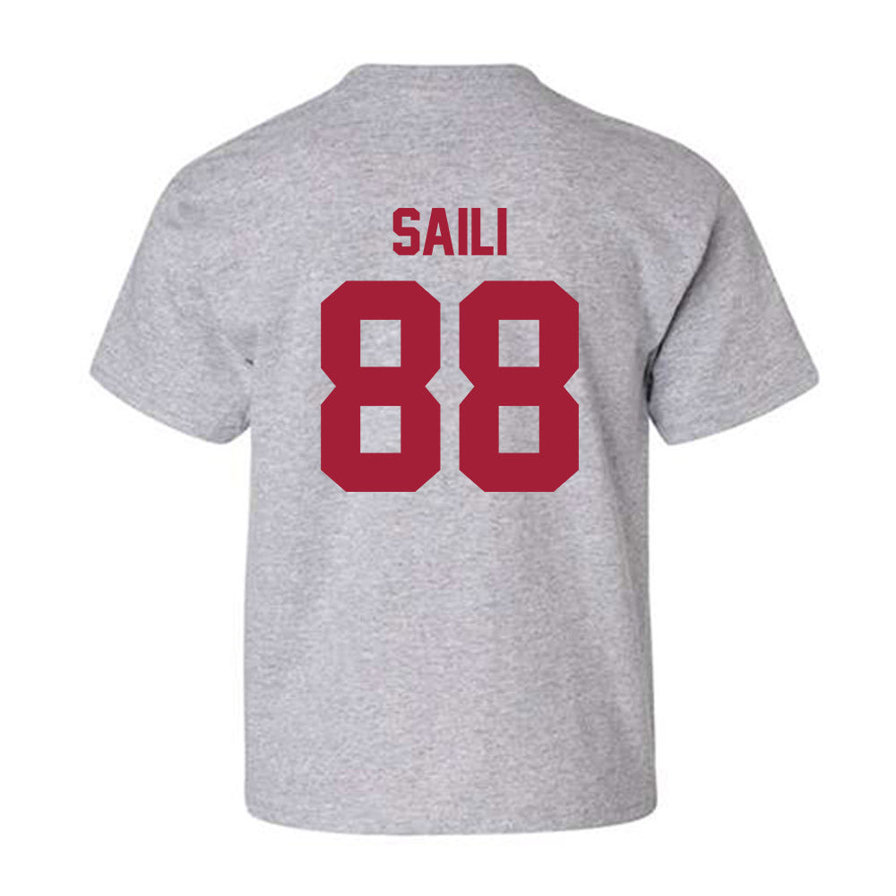 Arkansas - NCAA Football : Danny Saili - Youth T-Shirt-1