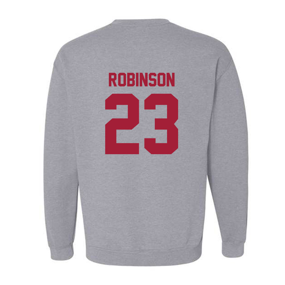 Arkansas - NCAA Women's Basketball : Emily Robinson - Crewneck Sweatshirt-1