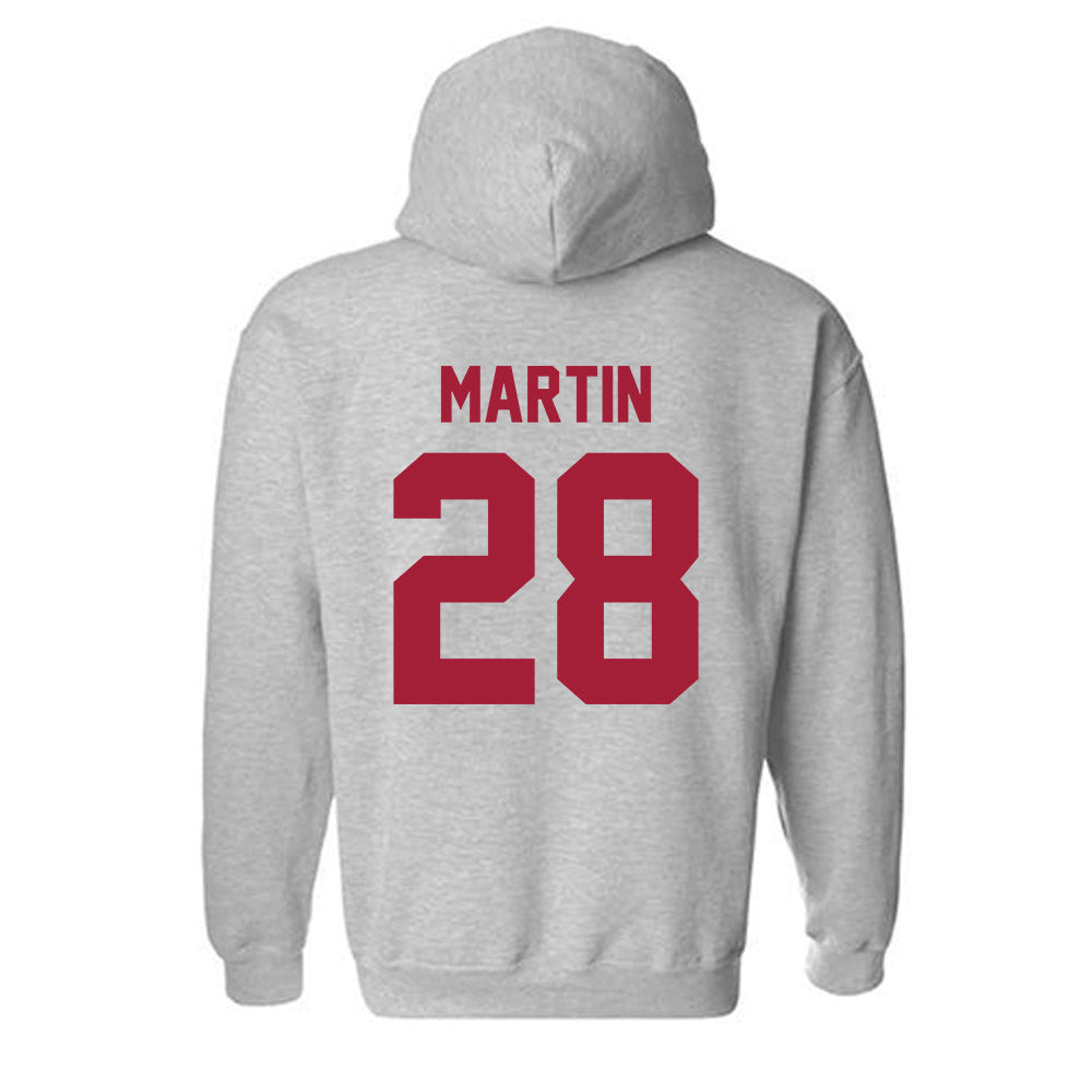 Arkansas - NCAA Baseball : Jordan Martin - Hooded Sweatshirt-1