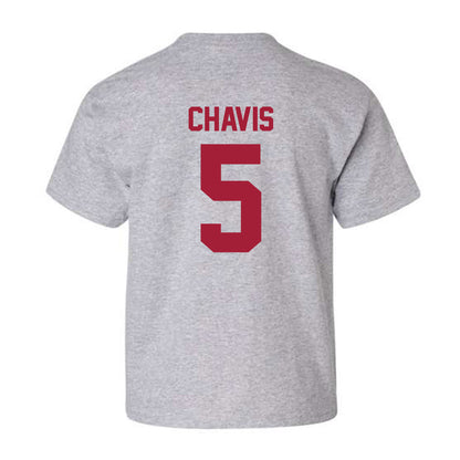 Arkansas - NCAA Men's Basketball : Cash Chavis - Youth T-Shirt