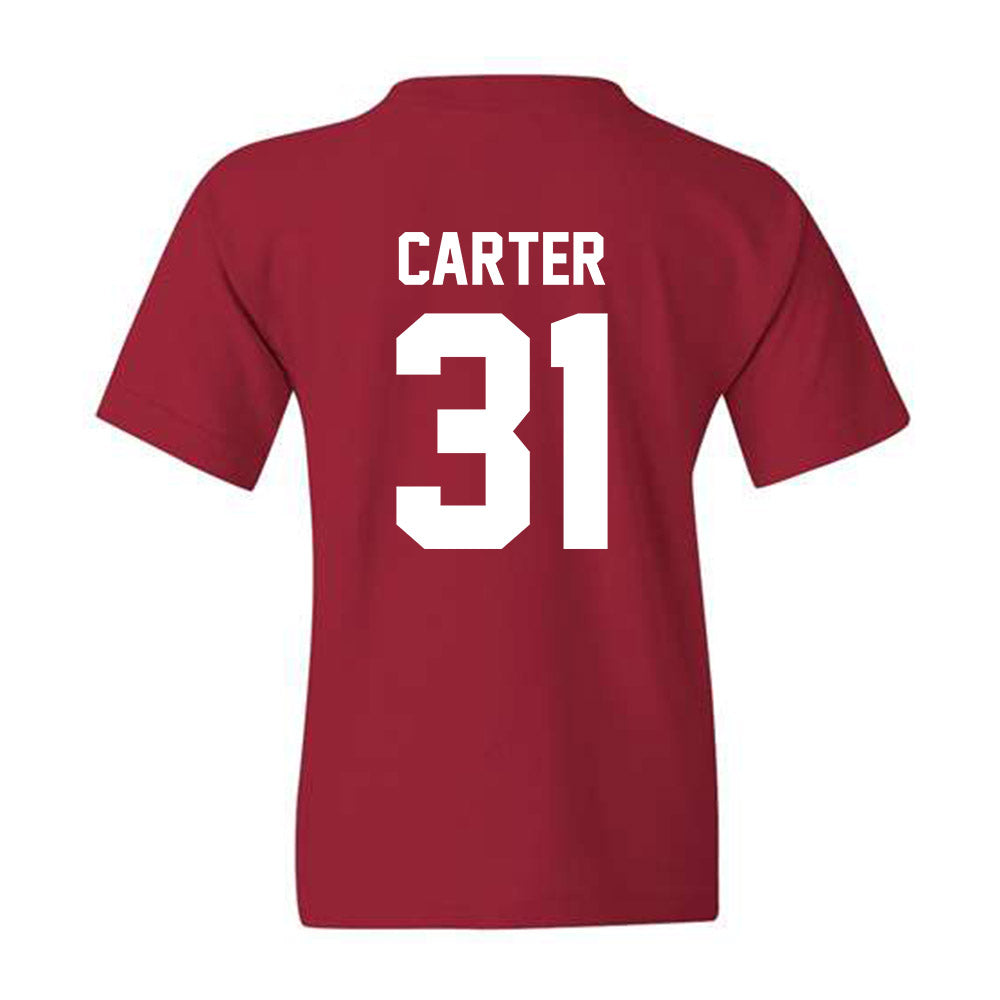 Arkansas - NCAA Baseball : Dylan Carter - Classic Shersey Youth T-Shirt