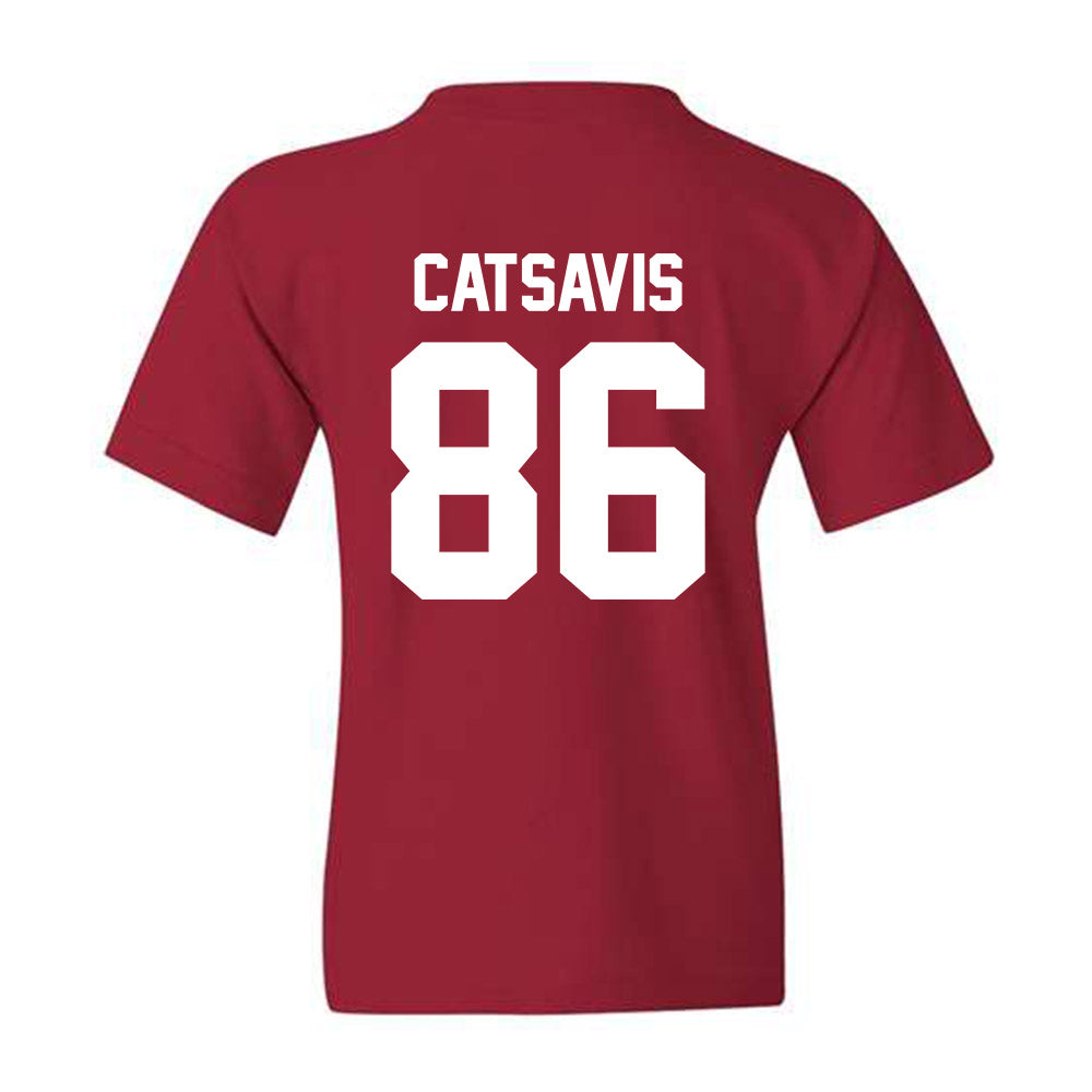 Arkansas - NCAA Football : Walker Catsavis - Classic Shersey Youth T-Shirt