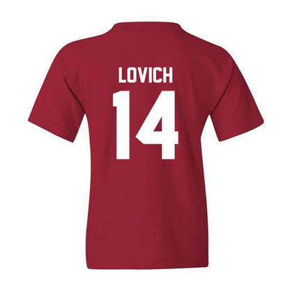 Arkansas - NCAA Baseball : Ross Lovich - Classic Shersey Youth T-Shirt