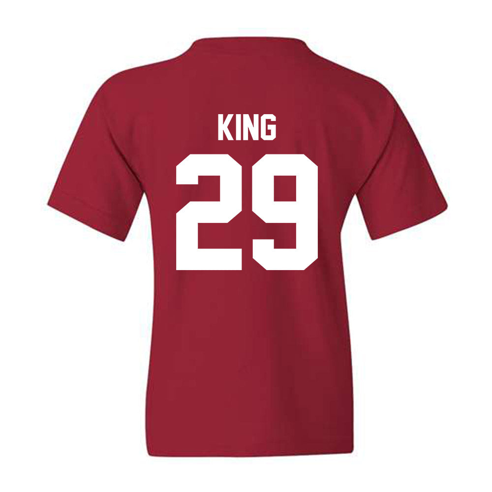 Arkansas - NCAA Women's Soccer : Audrey King - Classic Shersey Youth T-Shirt