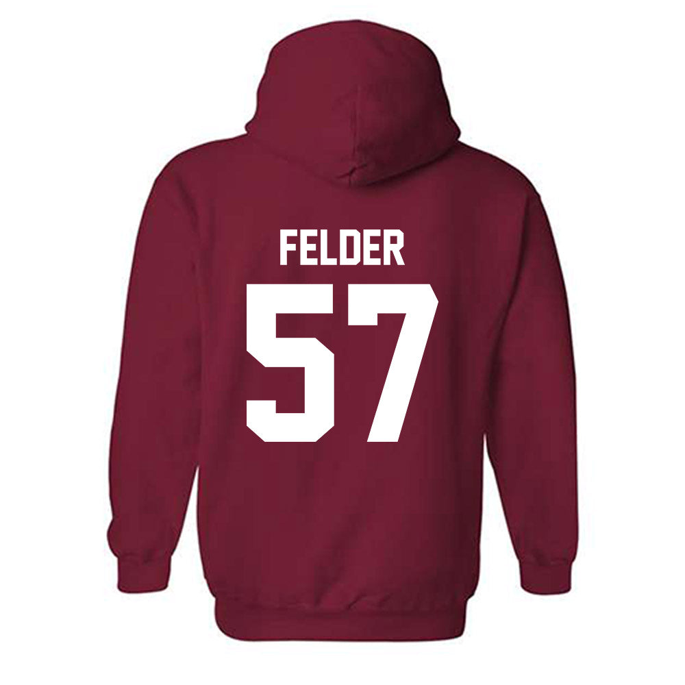Arkansas - NCAA Baseball : Ross Felder - Classic Shersey Hooded Sweatshirt-1