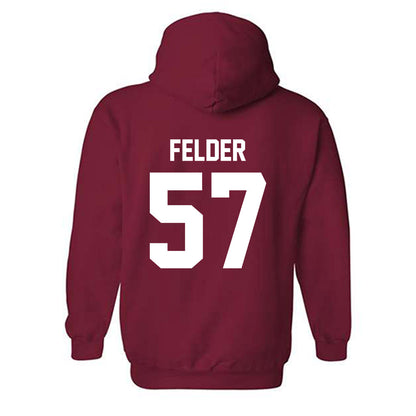 Arkansas - NCAA Baseball : Ross Felder - Classic Shersey Hooded Sweatshirt-1