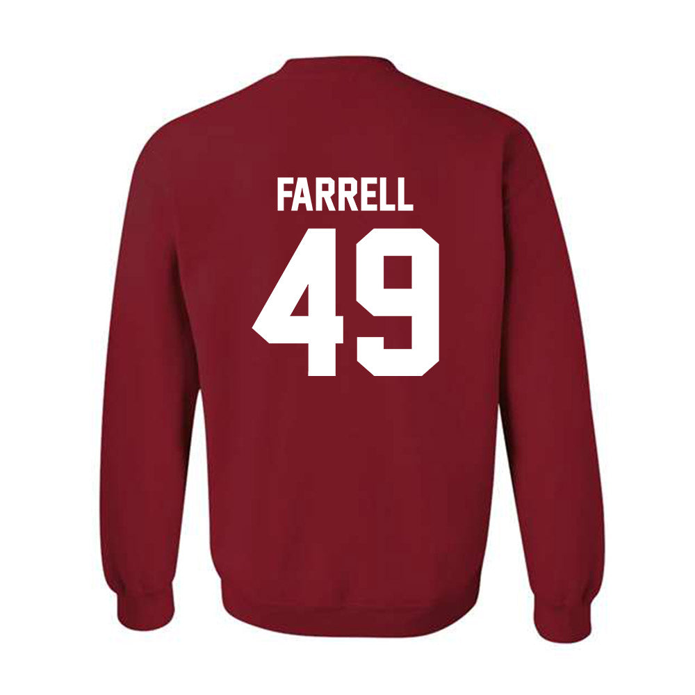 Arkansas - NCAA Baseball : Jackson Farrell - Classic Shersey Crewneck Sweatshirt