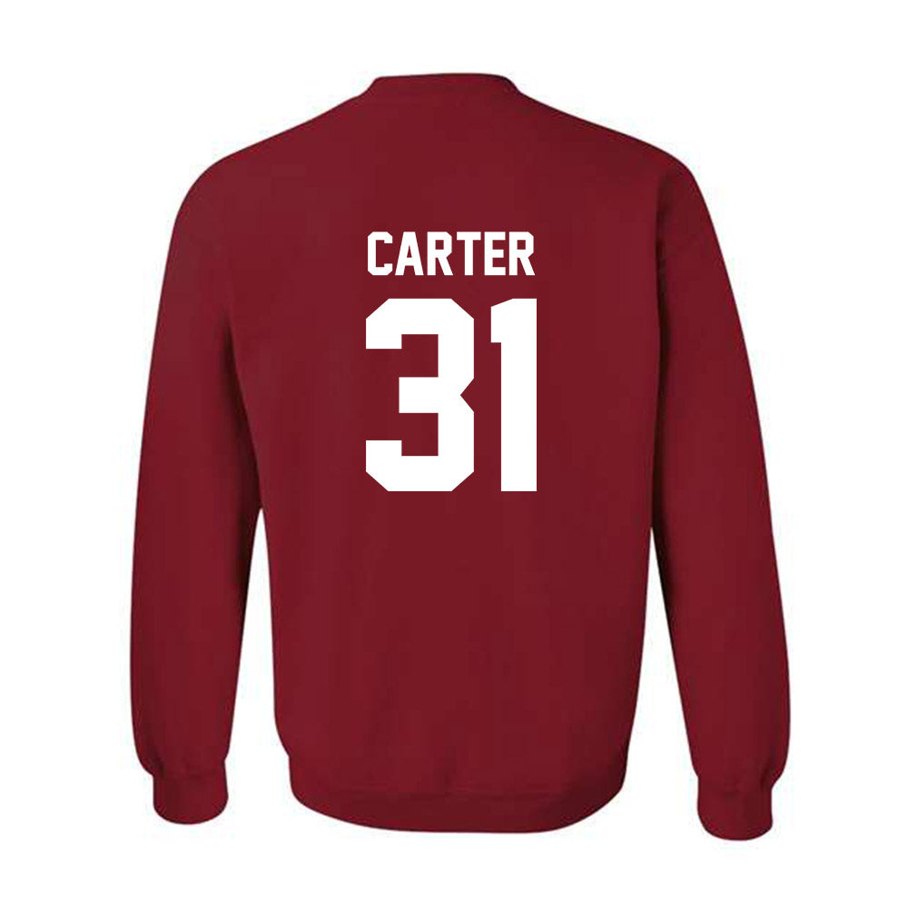 Arkansas - NCAA Baseball : Dylan Carter - Classic Shersey Crewneck Sweatshirt