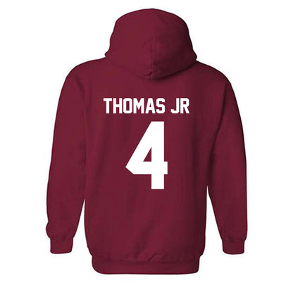 Arkansas - NCAA Baseball : Justin Thomas jr - Classic Shersey Hooded Sweatshirt
