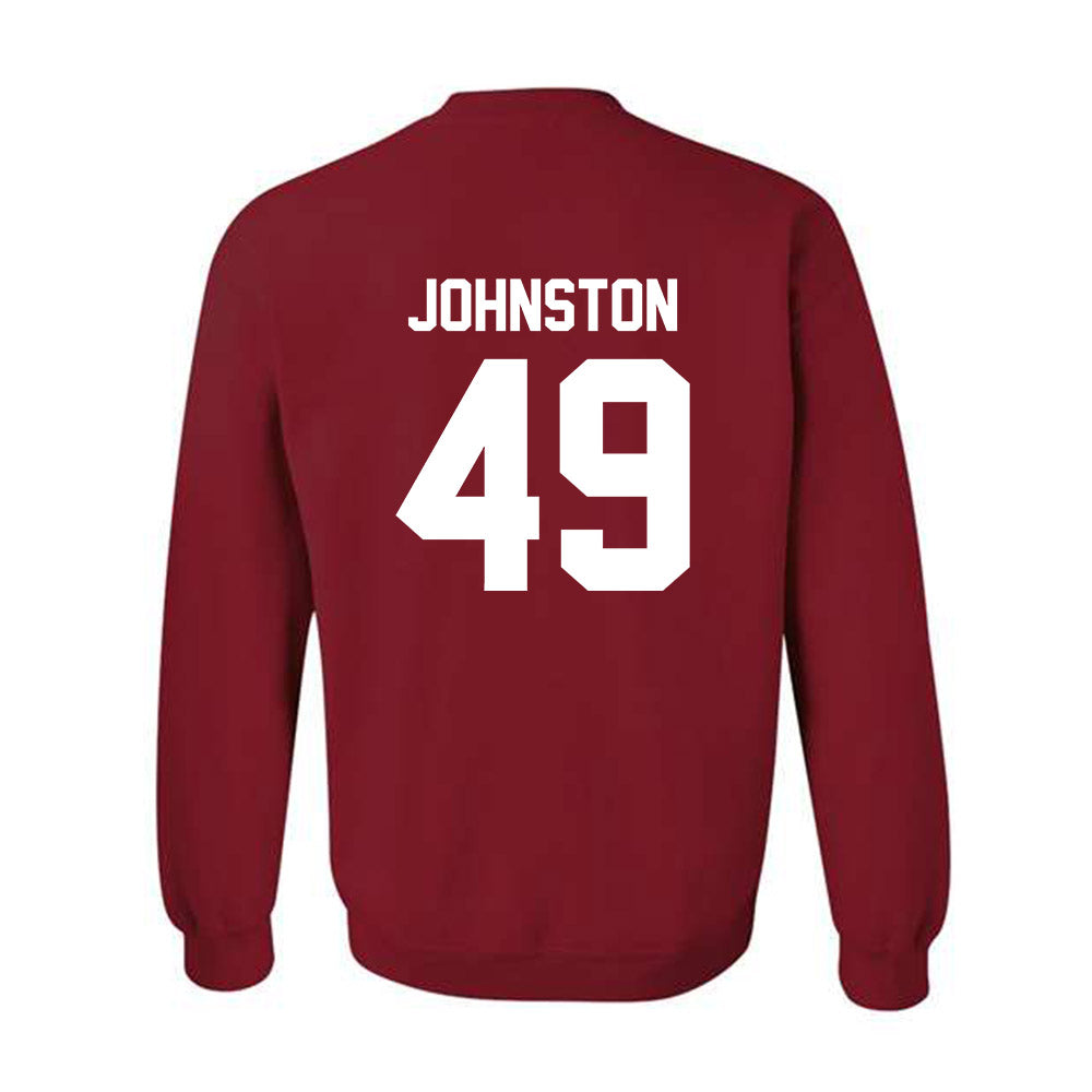 Arkansas - NCAA Football : Luke Johnston - Classic Shersey Crewneck Sweatshirt