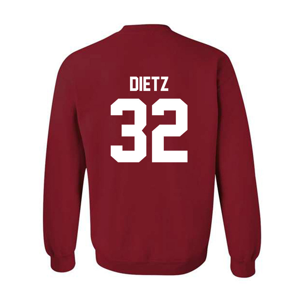 Arkansas - NCAA Baseball : Hunter Dietz - Classic Shersey Crewneck Sweatshirt