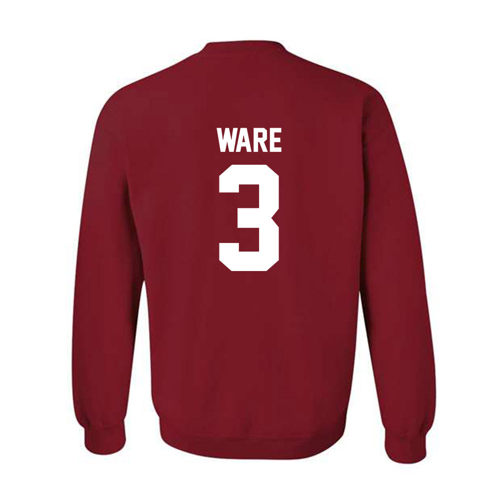 Arkansas - NCAA Women's Basketball : Harmonie Ware - Classic Shersey Crewneck Sweatshirt-1
