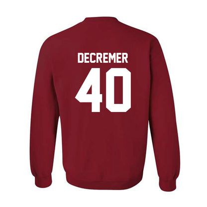 Arkansas - NCAA Baseball : James DeCremer - Classic Shersey Crewneck Sweatshirt-1