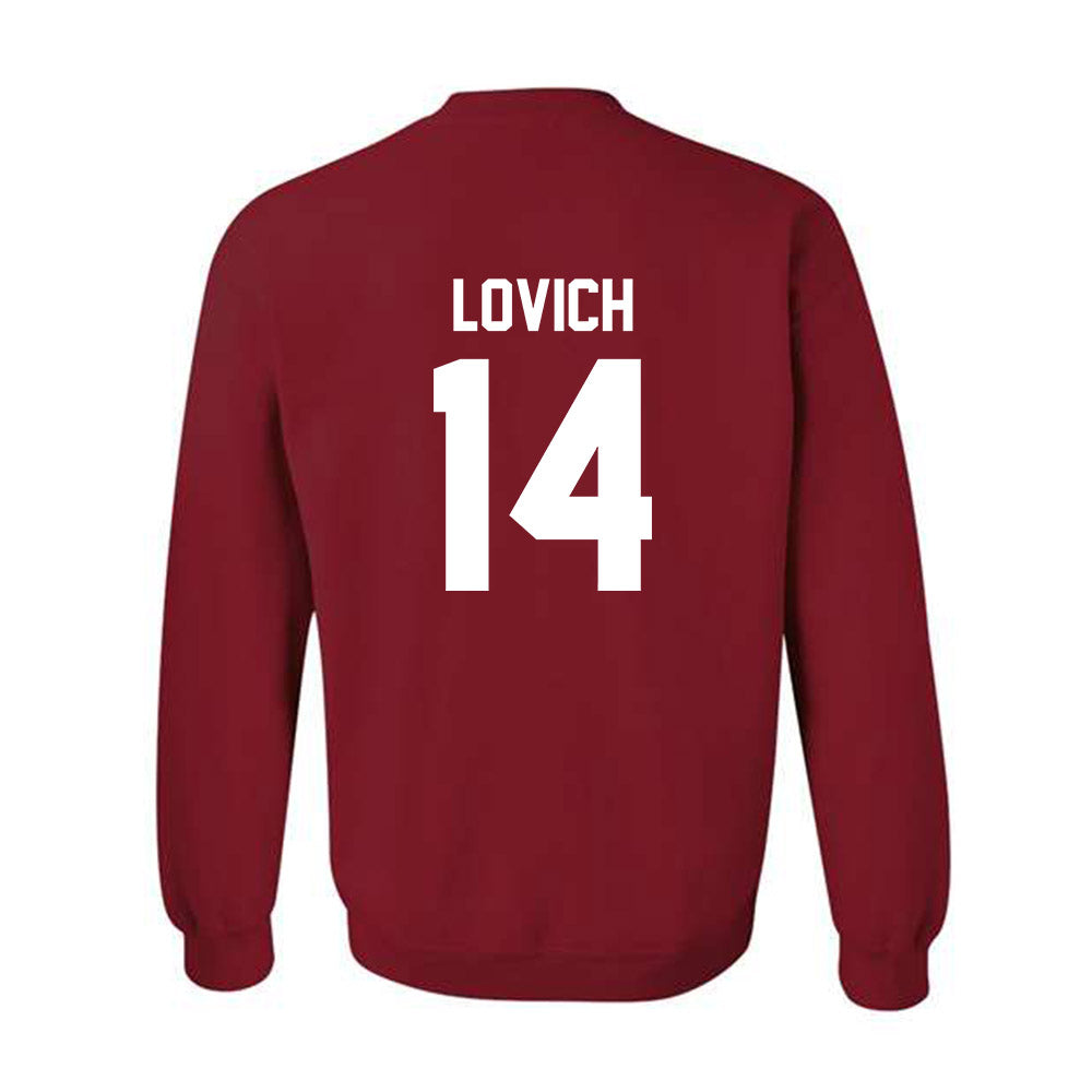 Arkansas - NCAA Baseball : Ross Lovich - Classic Shersey Crewneck Sweatshirt