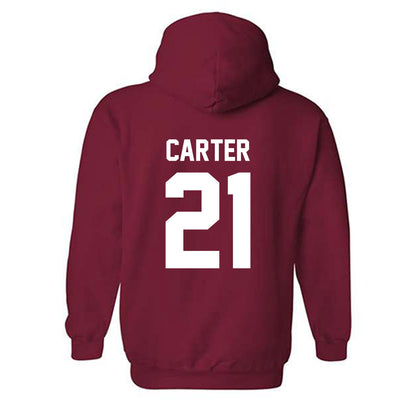 Arkansas - NCAA Softball : Ava Carter - Classic Shersey Hooded Sweatshirt-1