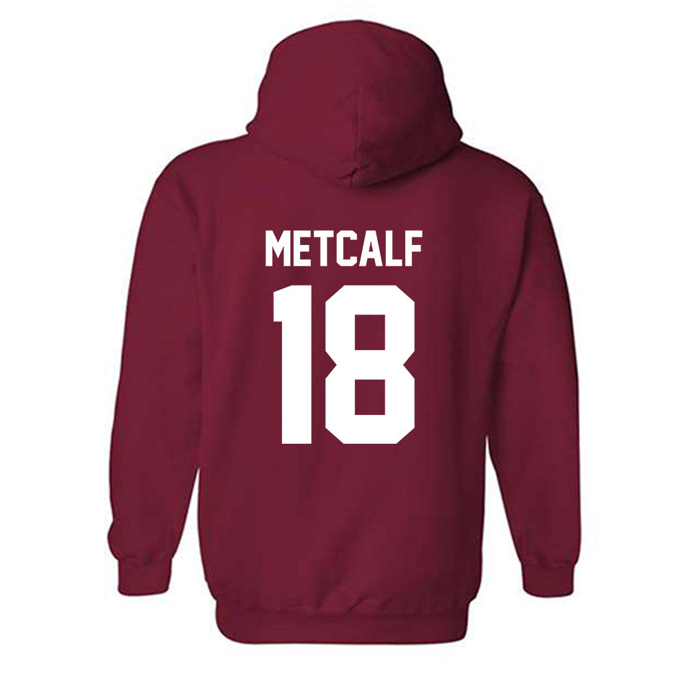 Arkansas - NCAA Football : Tj Metcalf - Classic Shersey Hooded Sweatshirt