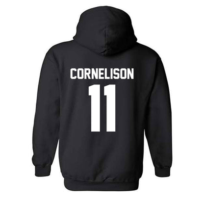 Arkansas - NCAA Baseball : Luke Cornelison - Generic Shersey Hooded Sweatshirt-1