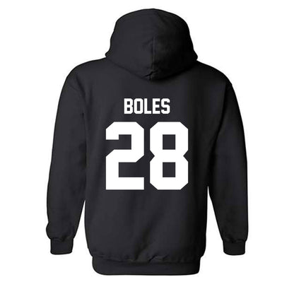 Arkansas - NCAA Baseball : Carson Boles - Generic Shersey Hooded Sweatshirt