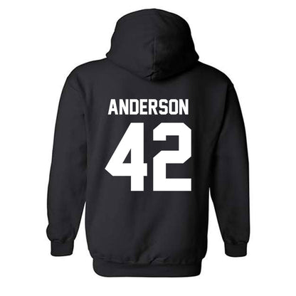 Arkansas - NCAA Baseball : Michael Anderson - Generic Shersey Hooded Sweatshirt-1