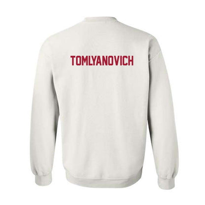 Arkansas - NCAA Men's Track & Field : TJ Tomlyanovich - Generic Shersey Crewneck Sweatshirt