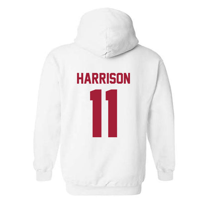 Arkansas - NCAA Football : Monte Harrison - Generic Shersey Hooded Sweatshirt-1