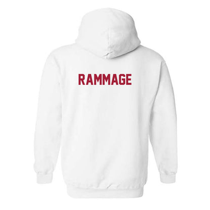 Arkansas - NCAA Men's Track & Field : Joshua Rammage - Generic Shersey Hooded Sweatshirt-1