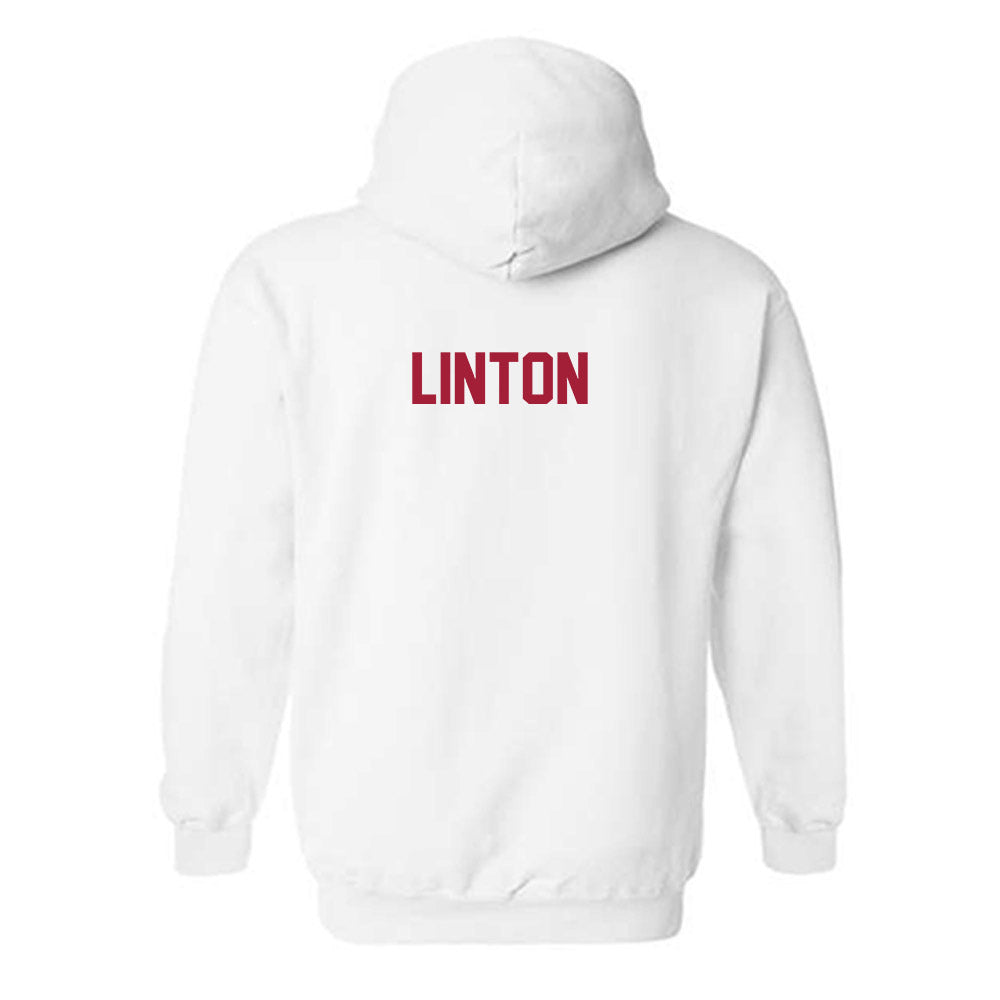 Arkansas - NCAA Women's Track & Field : Ariane Linton - Generic Shersey Hooded Sweatshirt-1