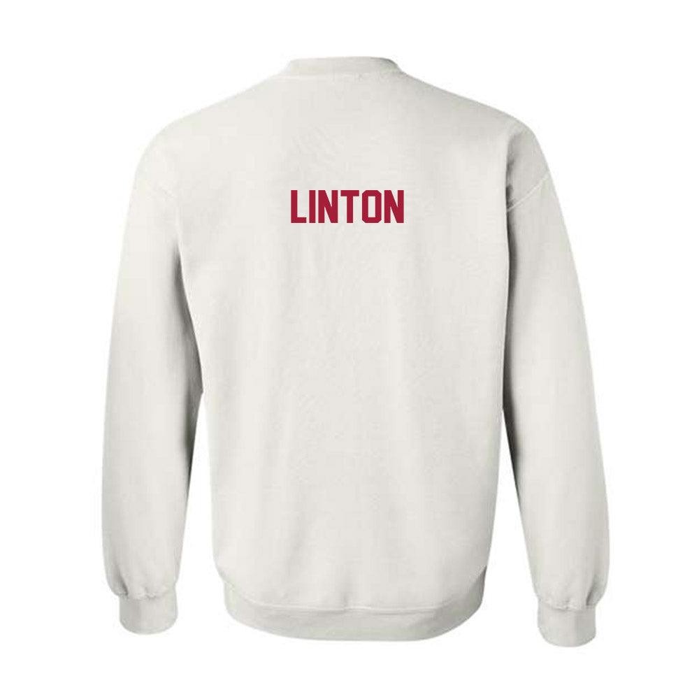 Arkansas - NCAA Women's Track & Field : Ariane Linton - Generic Shersey Crewneck Sweatshirt-1
