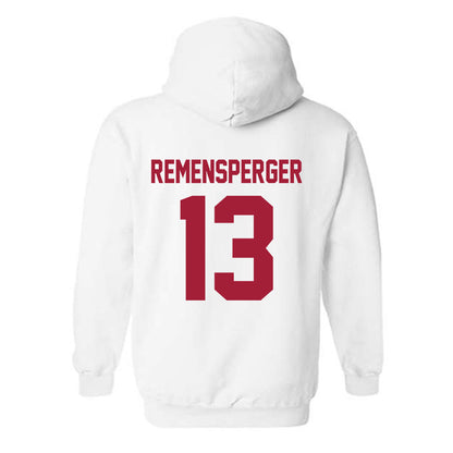 Arkansas - NCAA Women's Volleyball : Kiki Remensperger - Generic Shersey Hooded Sweatshirt-1