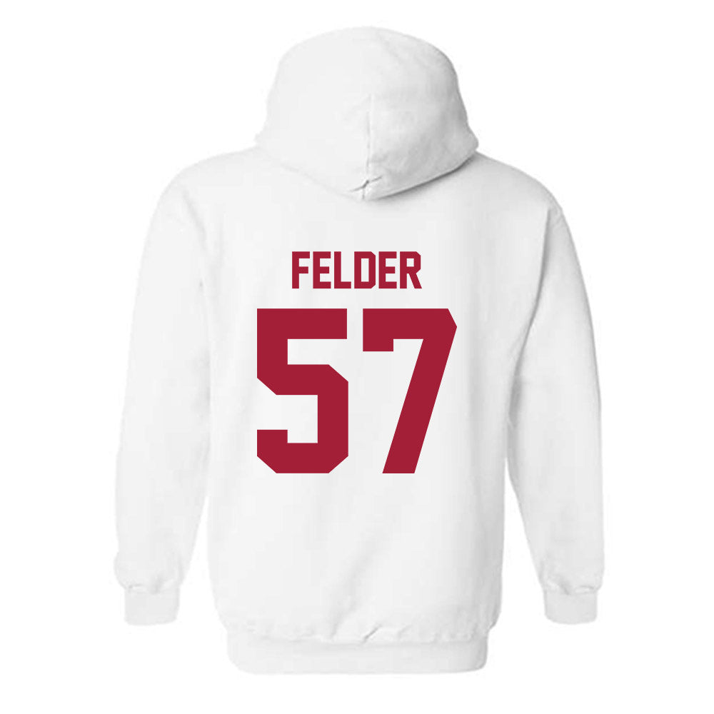 Arkansas - NCAA Baseball : Ross Felder - Generic Shersey Hooded Sweatshirt-1