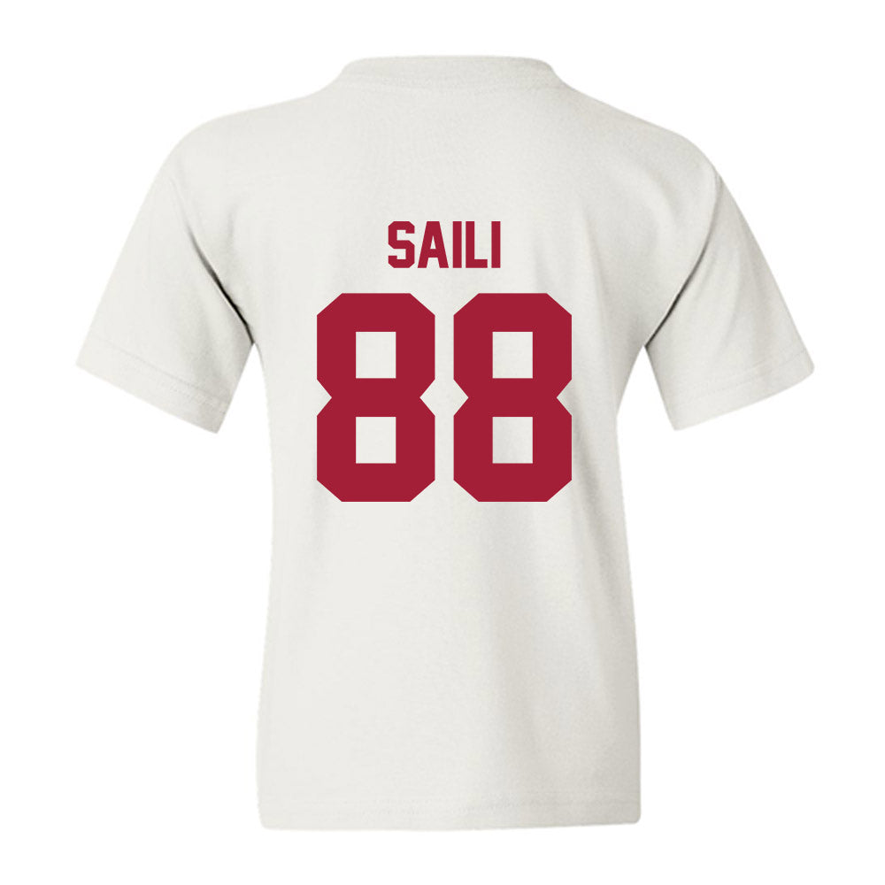 Arkansas - NCAA Football : Danny Saili - Generic Shersey Youth T-Shirt-1